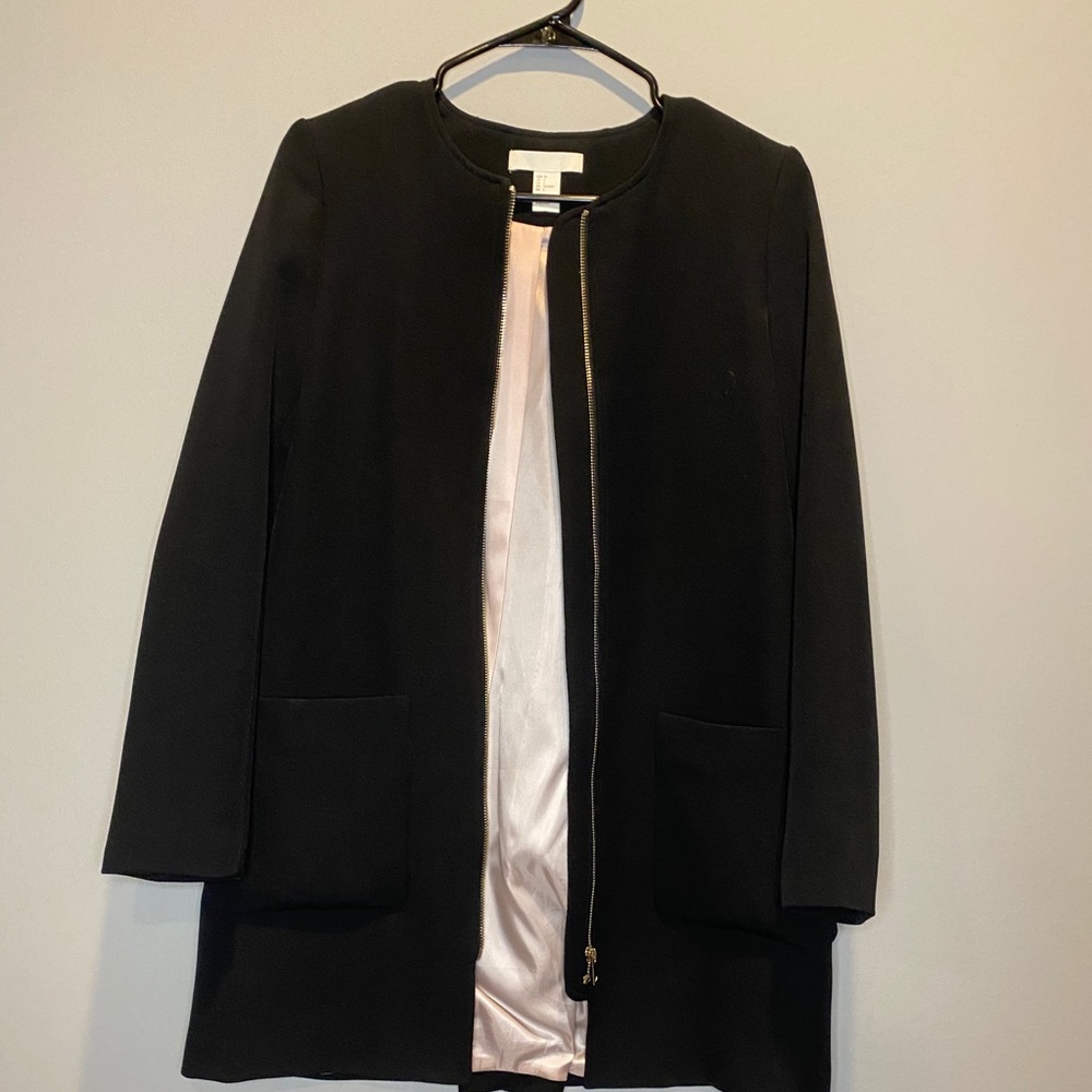 Black dress coat